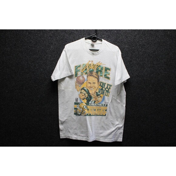 Vintage Xplosion Shirt 1995 Brett Favre Caricature In It To Win It XL Packers - Picture 1 of 8